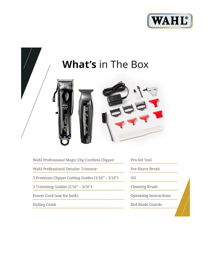 Wahl Cordless Barber Combo